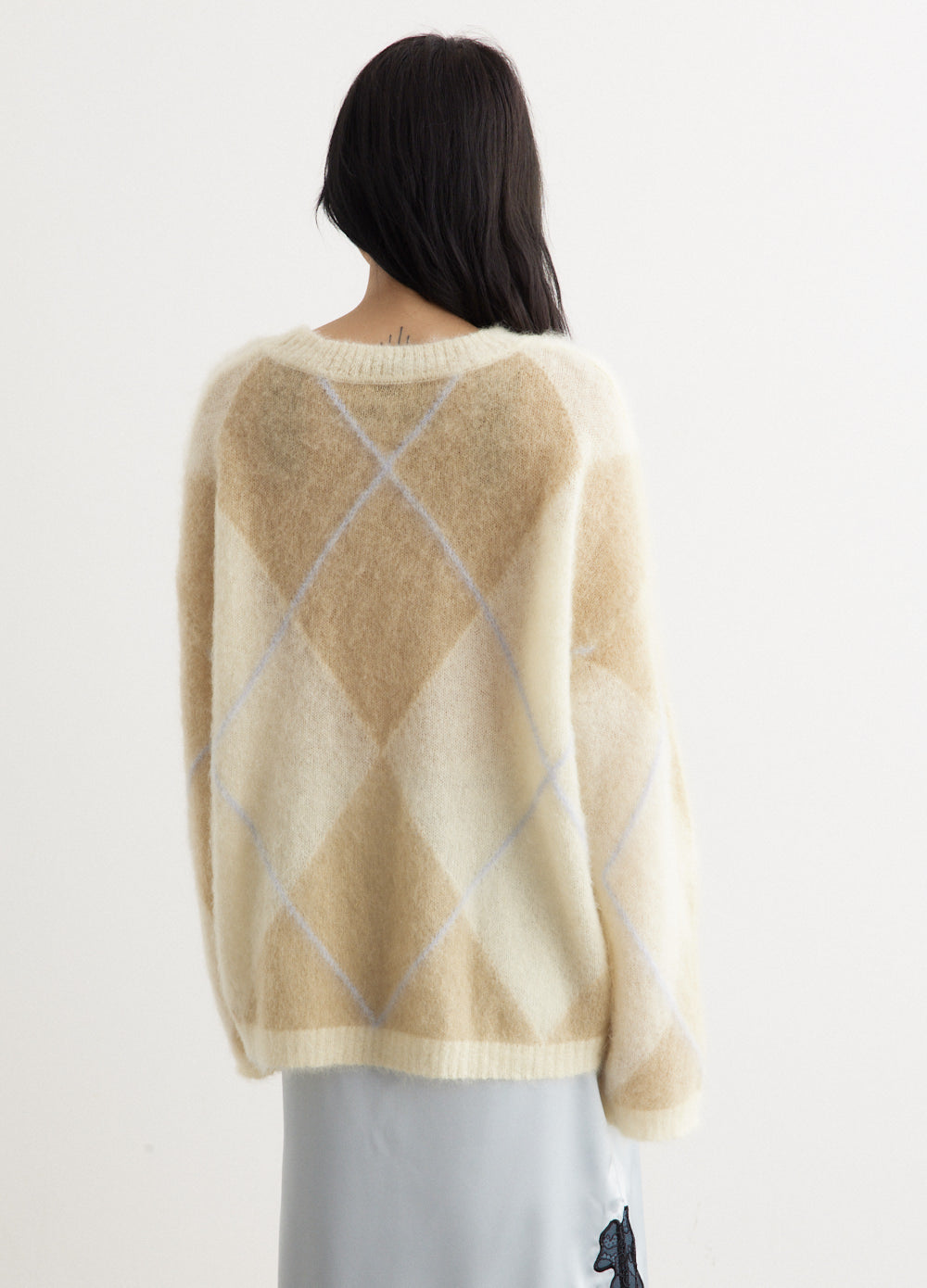 Mohair O-Neck Pullover