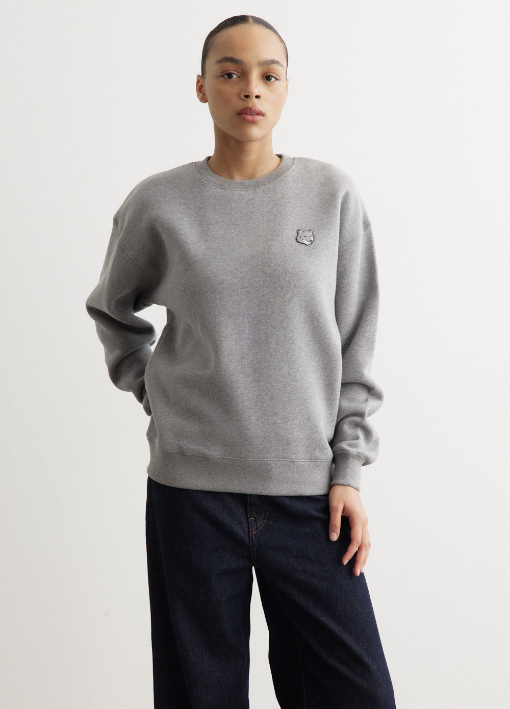 Bold Fox Head Patch Comfort Sweatshirt