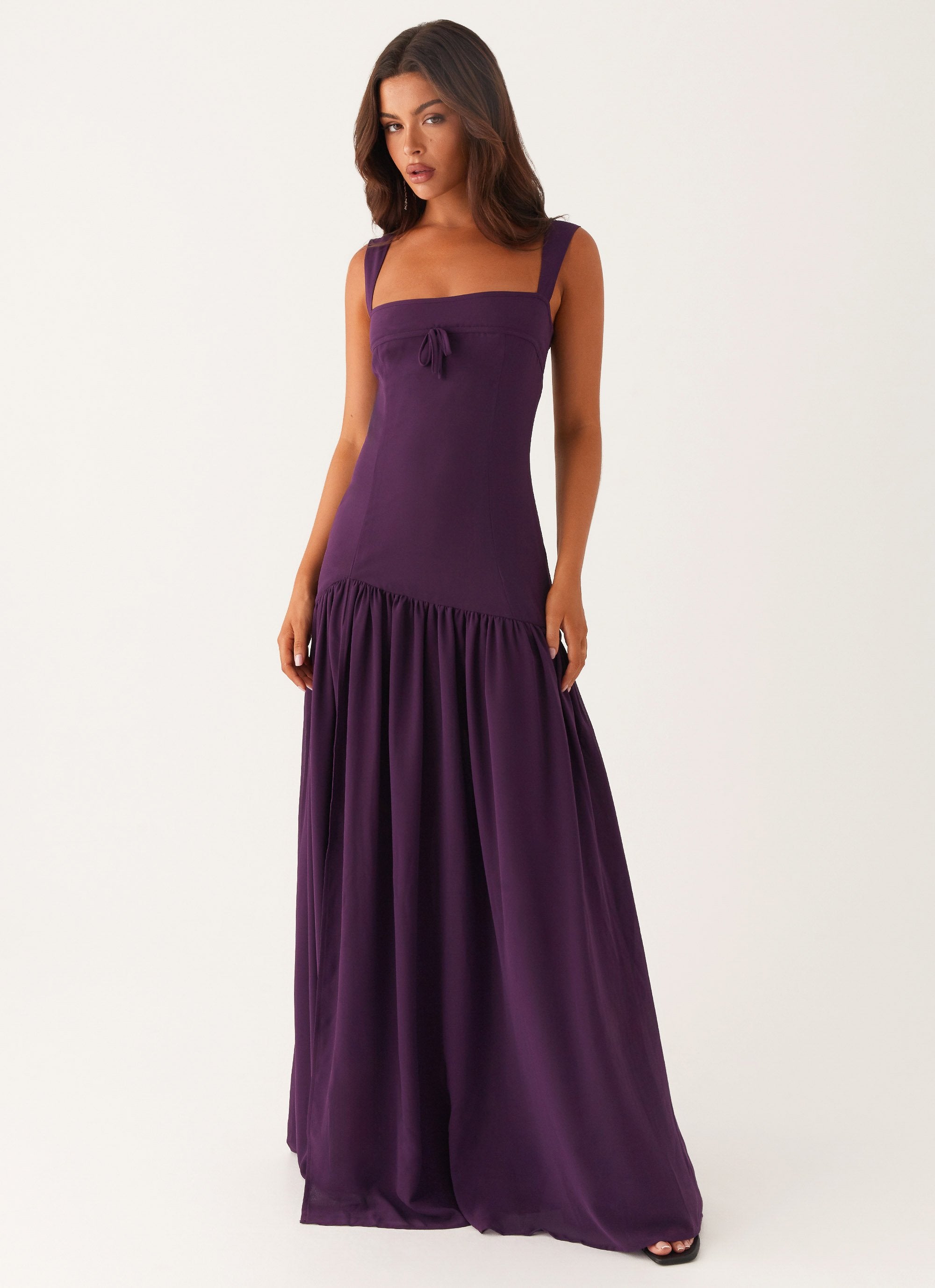 Alberta Maxi Dress - Mulberry