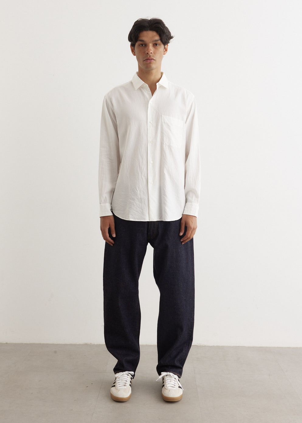 Semi Spread Collar Shirt