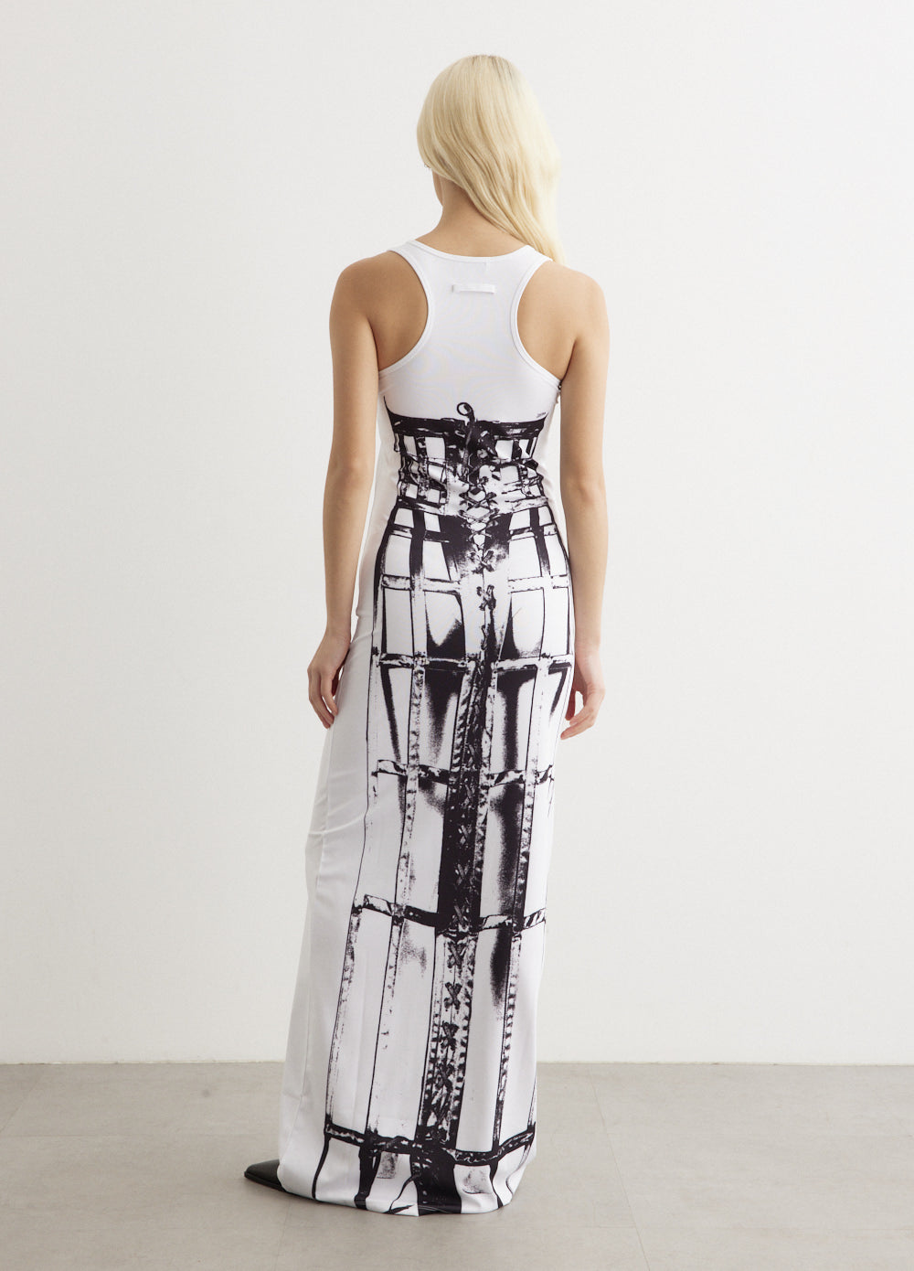 Jersey Sleeveless Long Dress