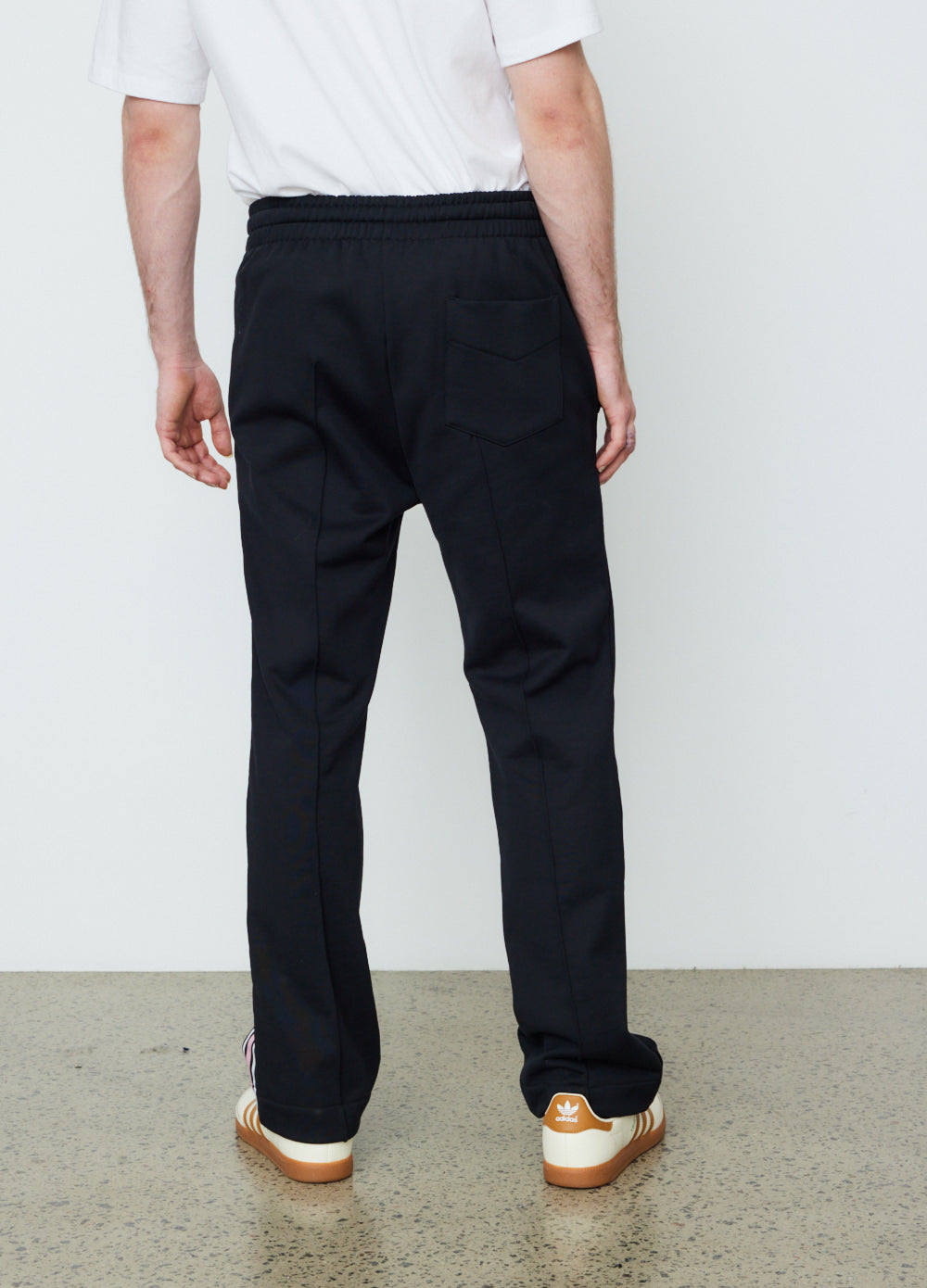 Side Stripe Track Pant Black