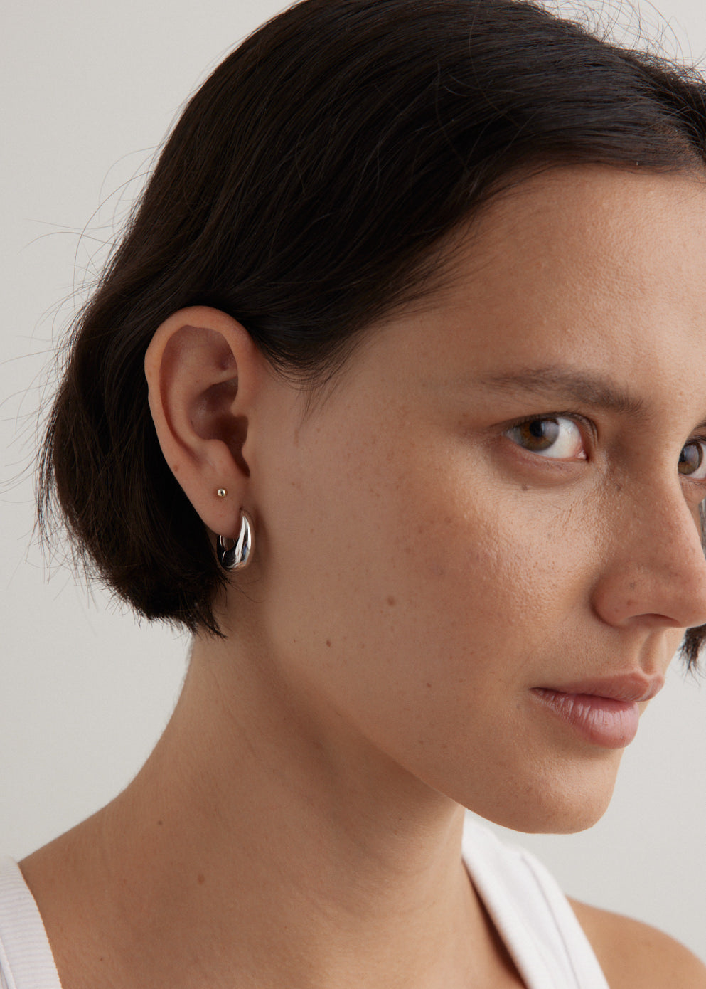 Flat Hoop Earrings