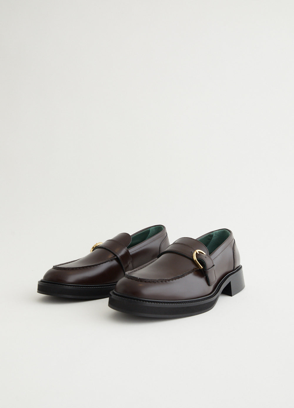 Heeled Townee Monk Loafers