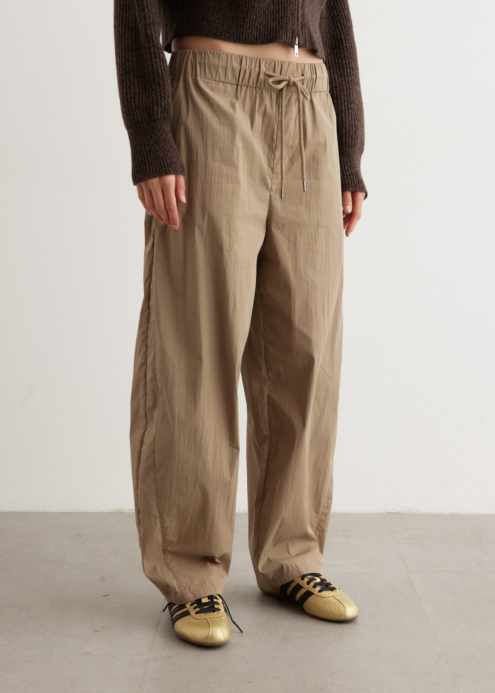 Pylon Elasticated Barrel Leg Pants