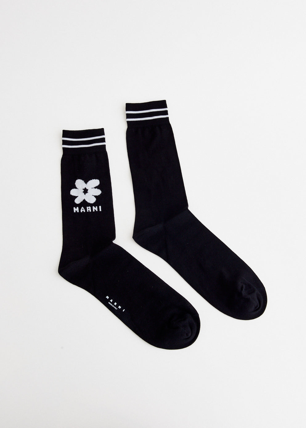 Flower Intarsia Socks