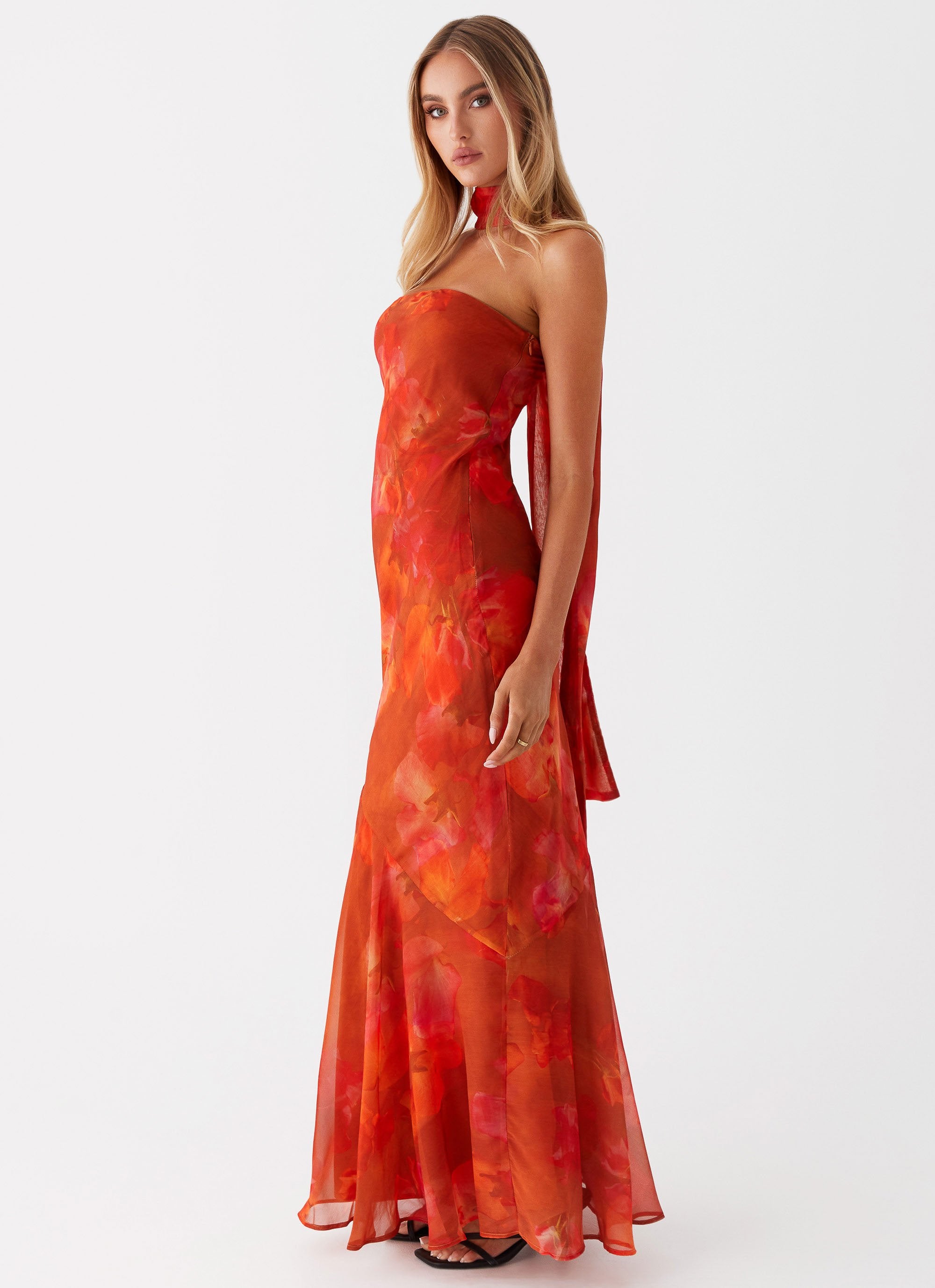 Under The Pagoda Maxi Dress - Amber