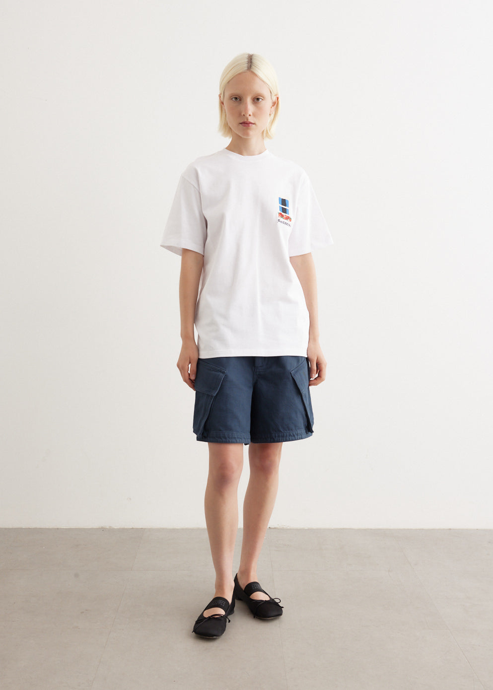 High Waist Cargo Shorts