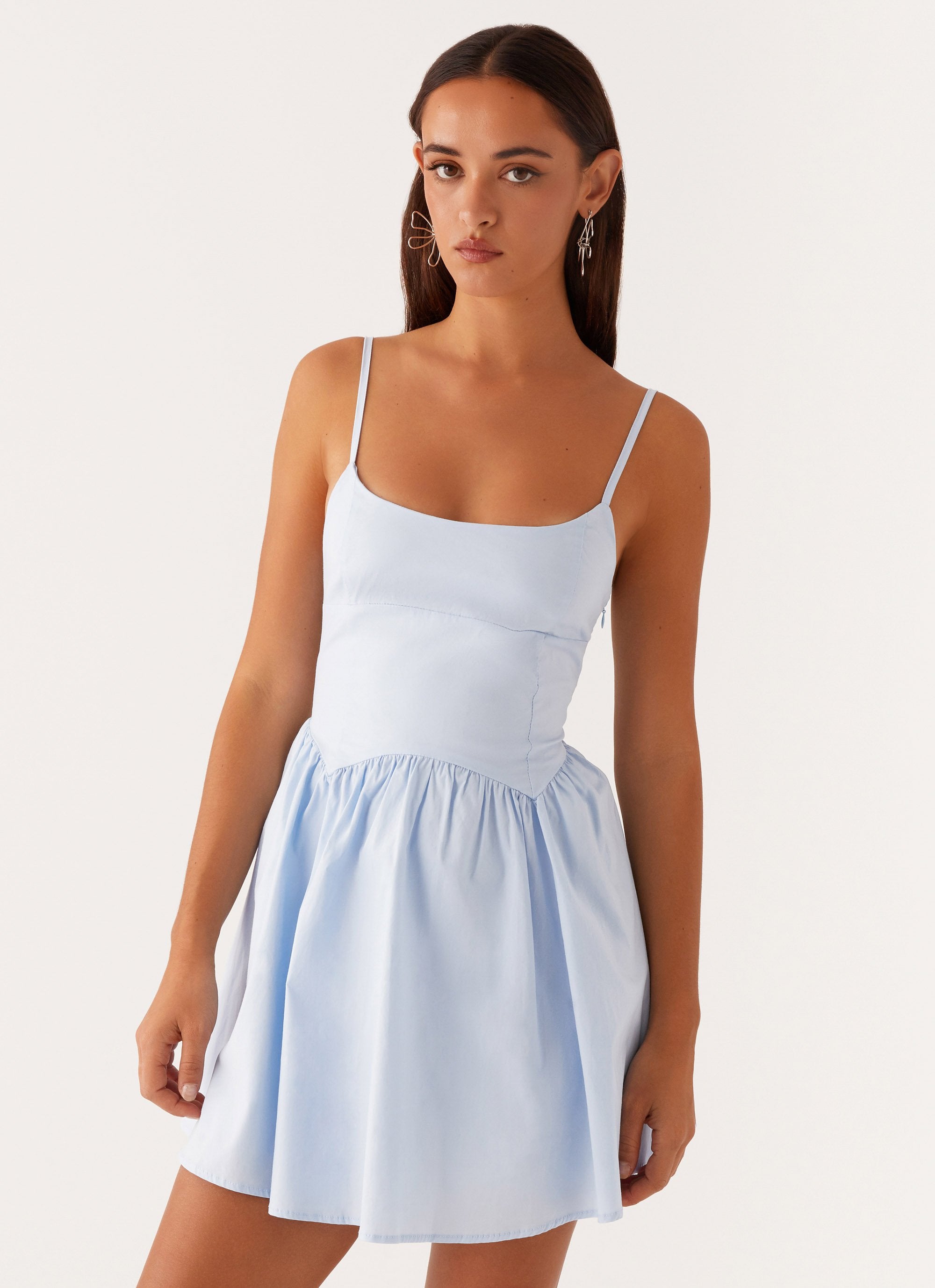 Tesoro Mio Mini Dress - Baby Blue