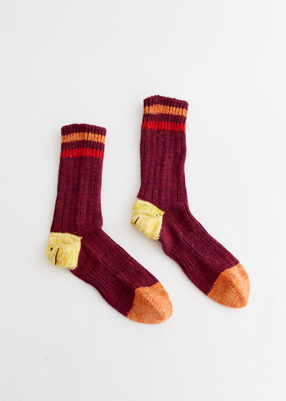 IVY RAINBOWY HAPPY Heel-Hold Socks