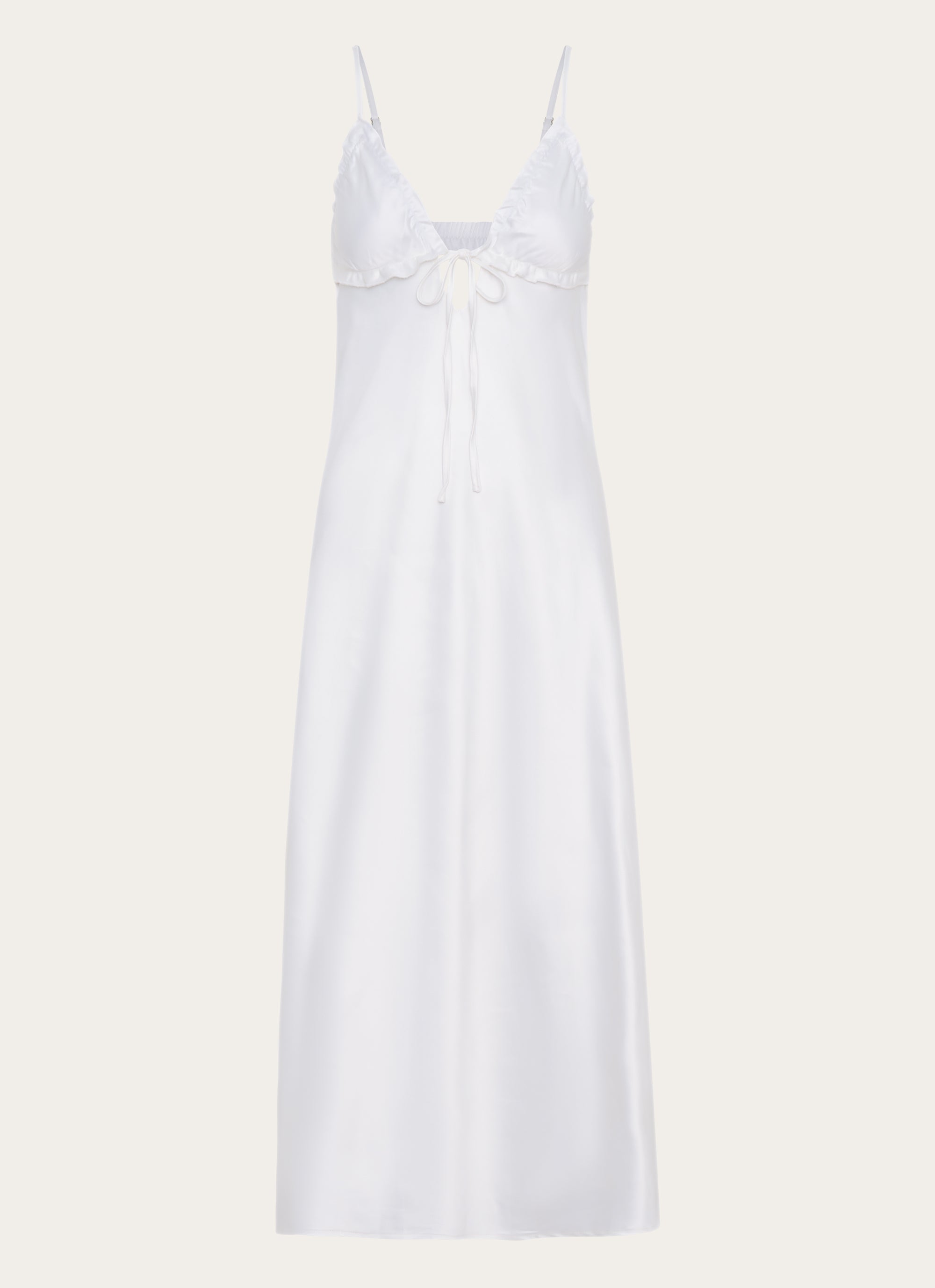 Take Note Midi Dress - White