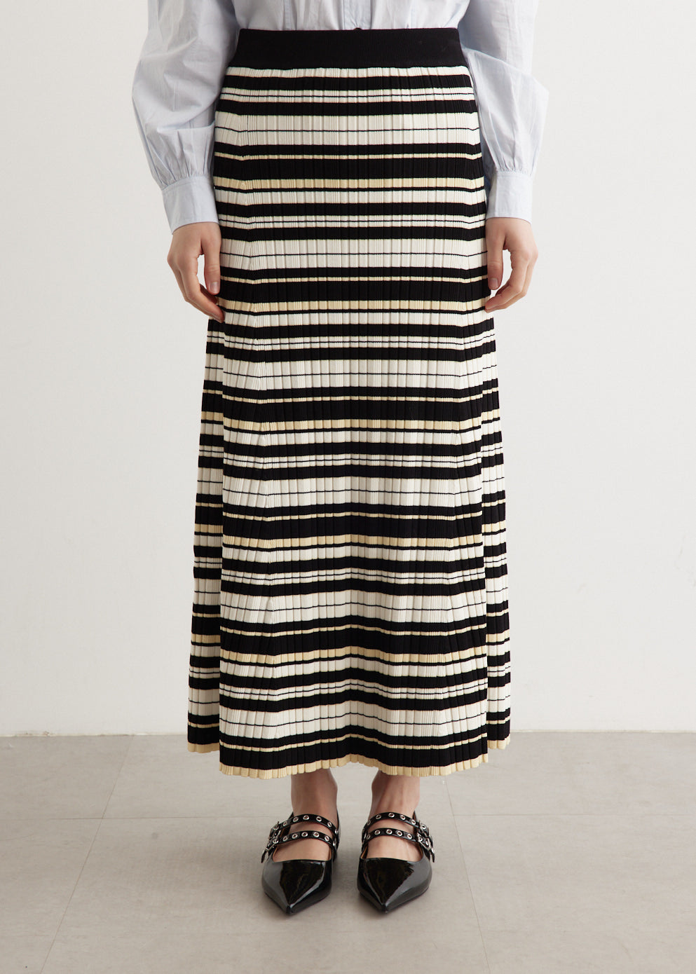Rib Long Skirt