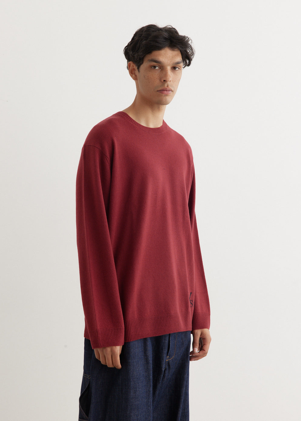 Logo Round Neck Knit