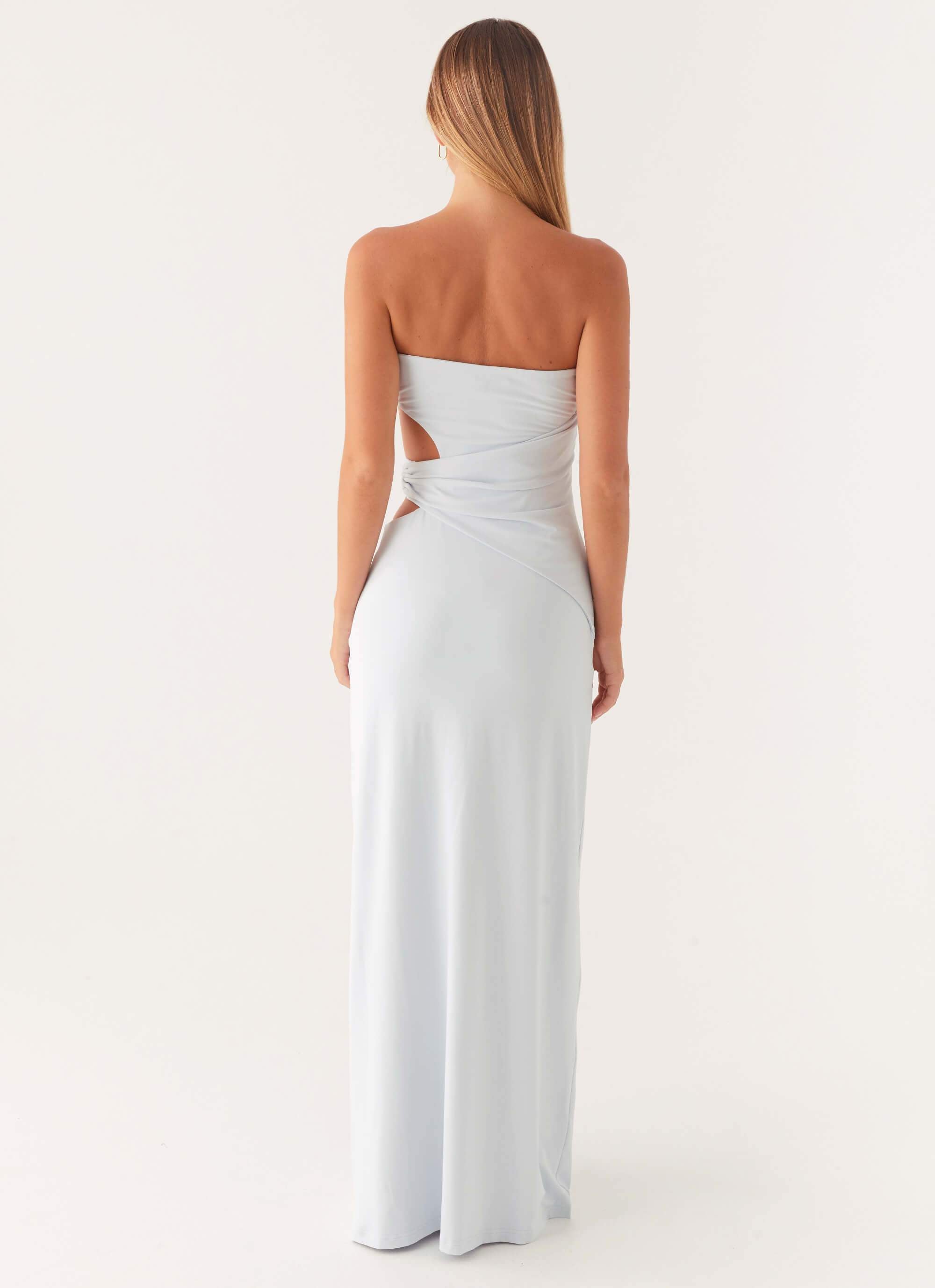 Anetta Maxi Dress - Pale Blue