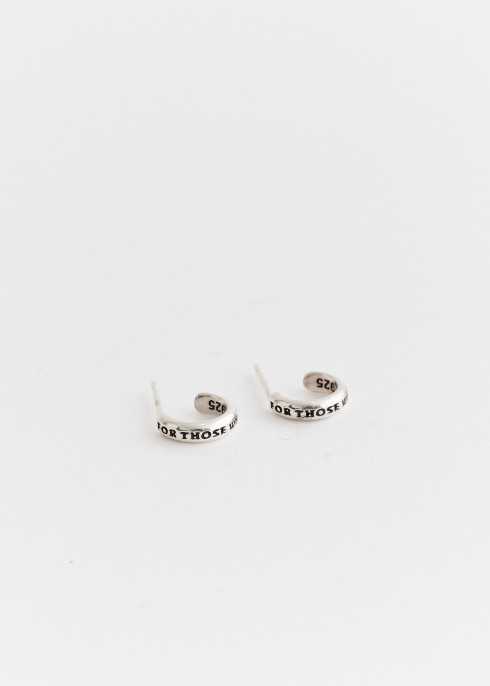 For Those Who Know Mini Hoop Earrings