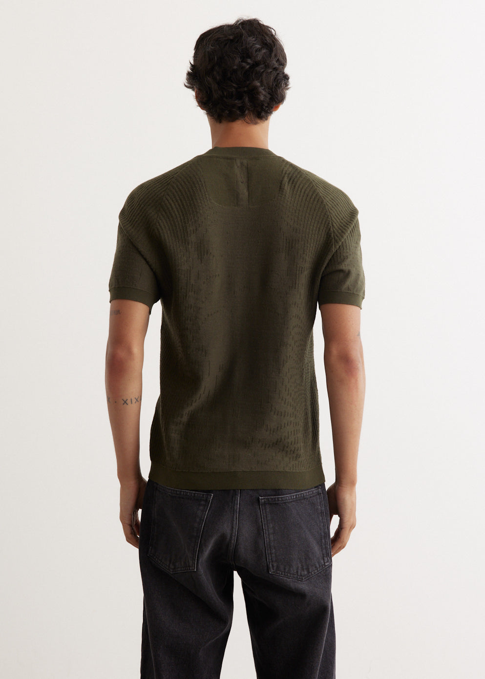 ESC Knit Wool Short Sleeve T-Shirt