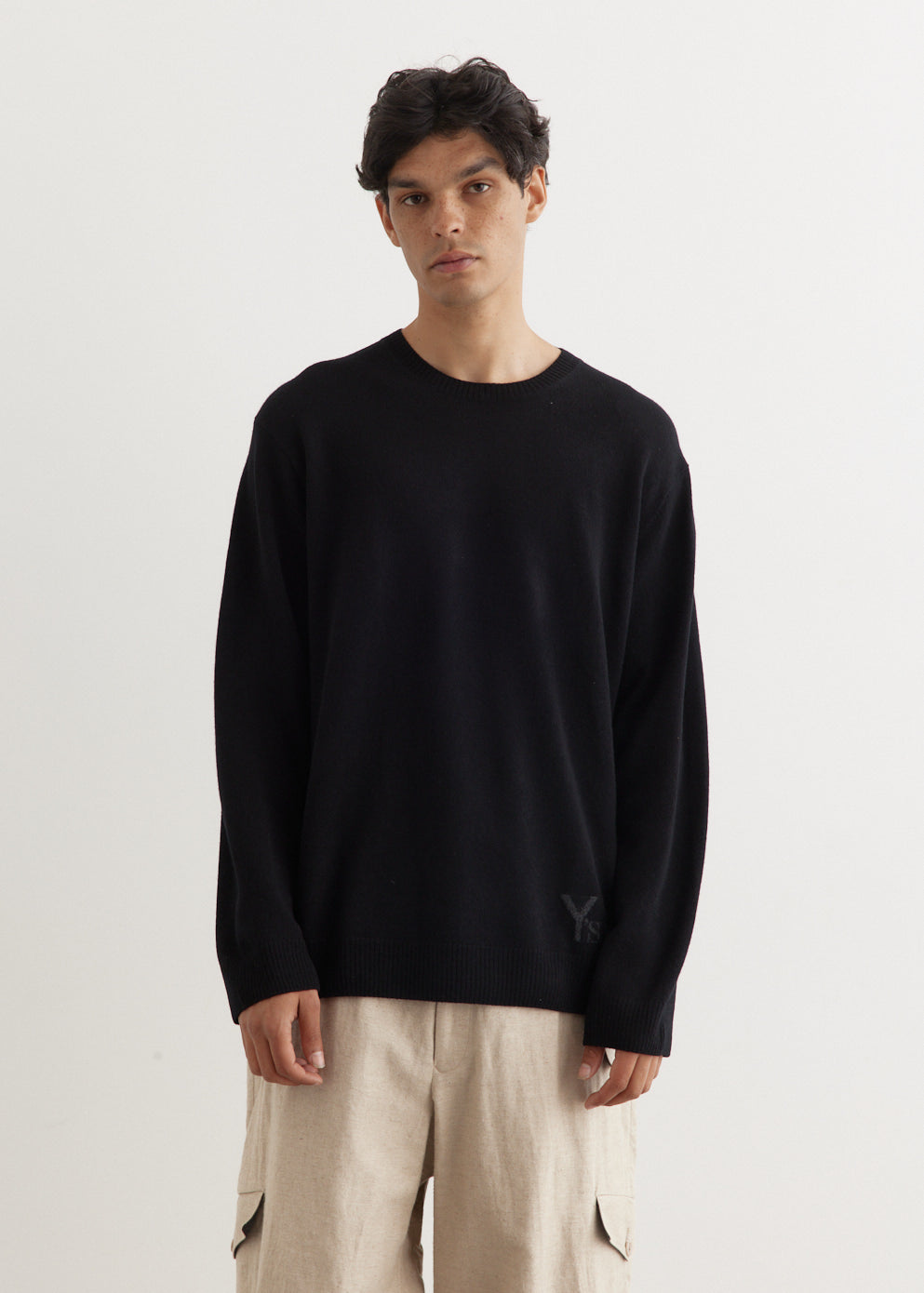 Logo Round Neck Knit