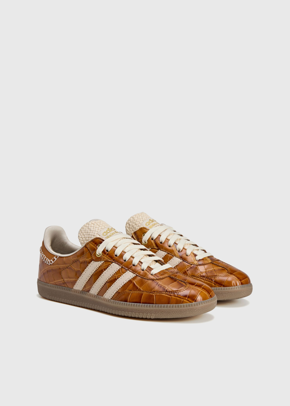 x Wales Bonner Samba 'Night Brown' Sneakers