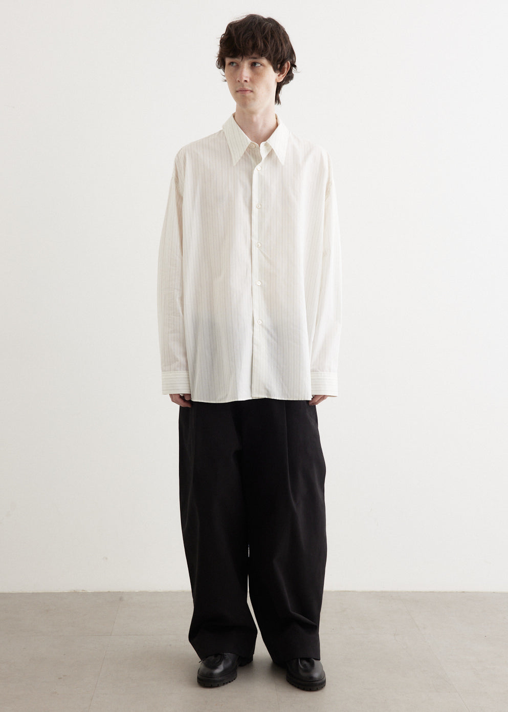 Loche Oversized French Placket Shirt