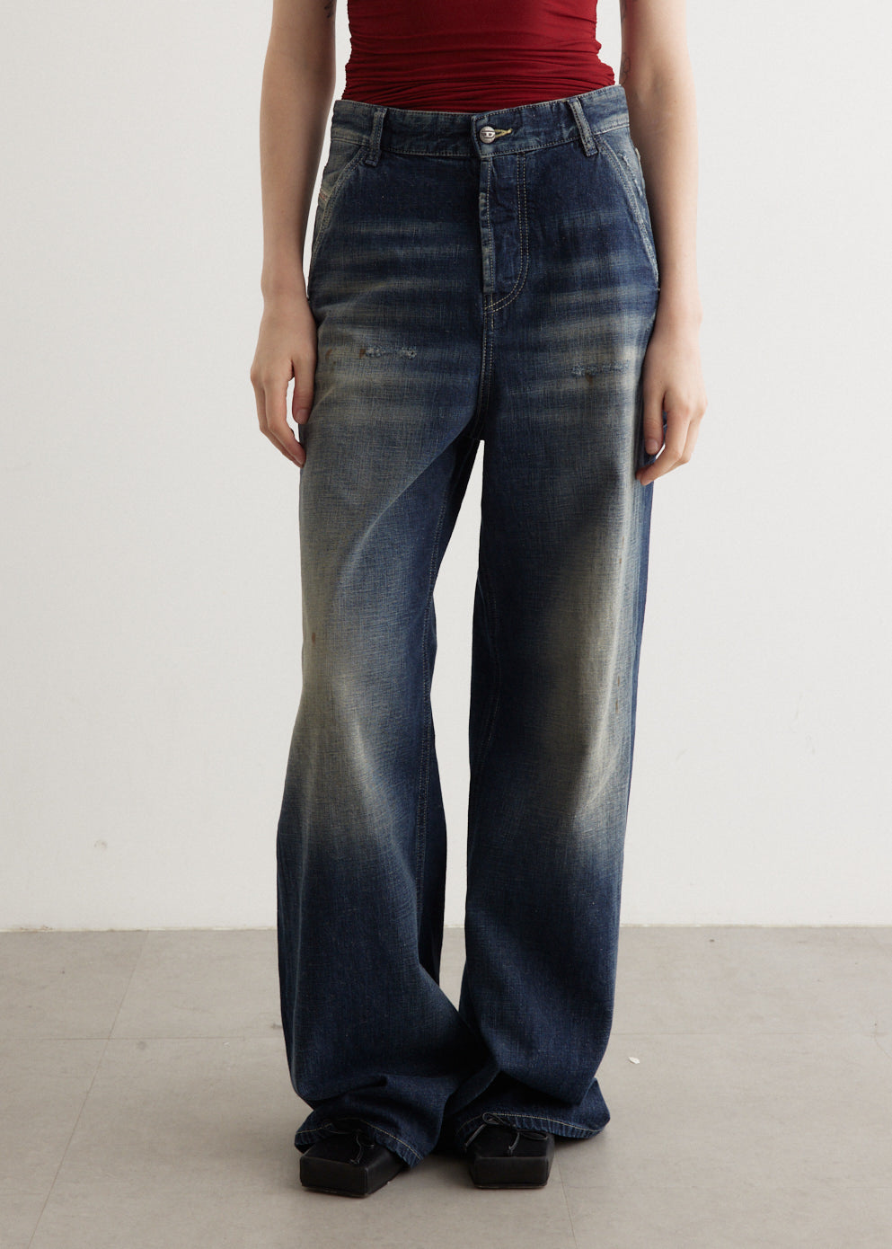 D-Sire-Work Pantalon Baggy Jeans