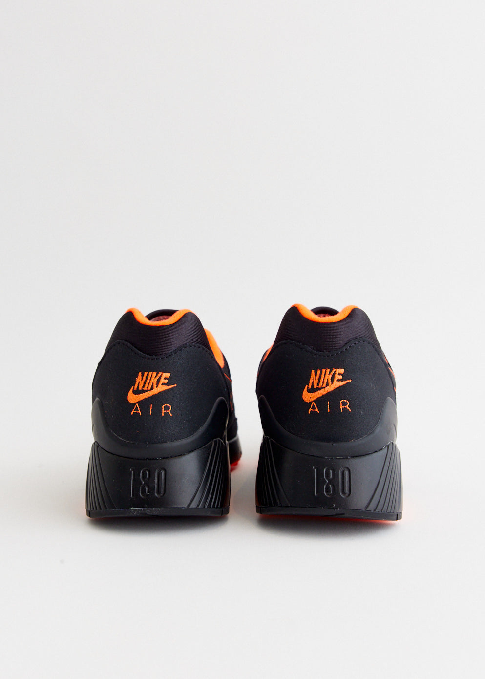 Air Max 180 'Black Hyper Crimson' Sneakers