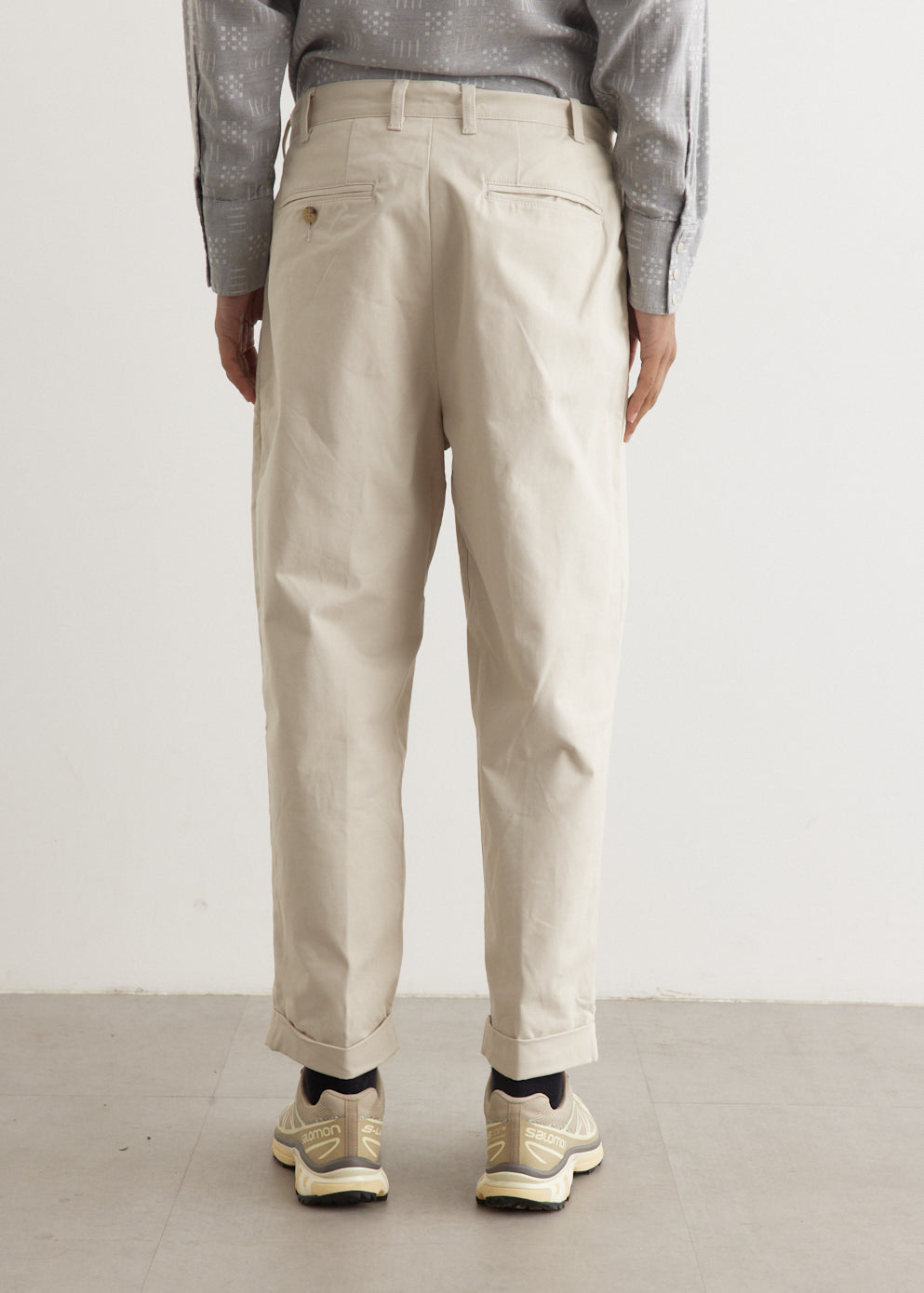 2 Pleats Twill Pants