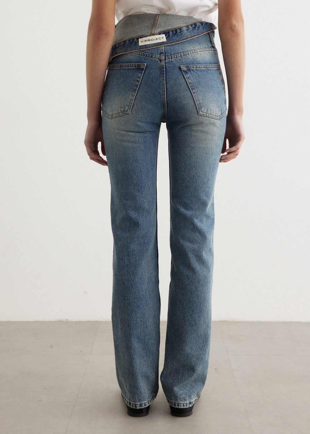 Evergreen Asymmetric Slim Jeans