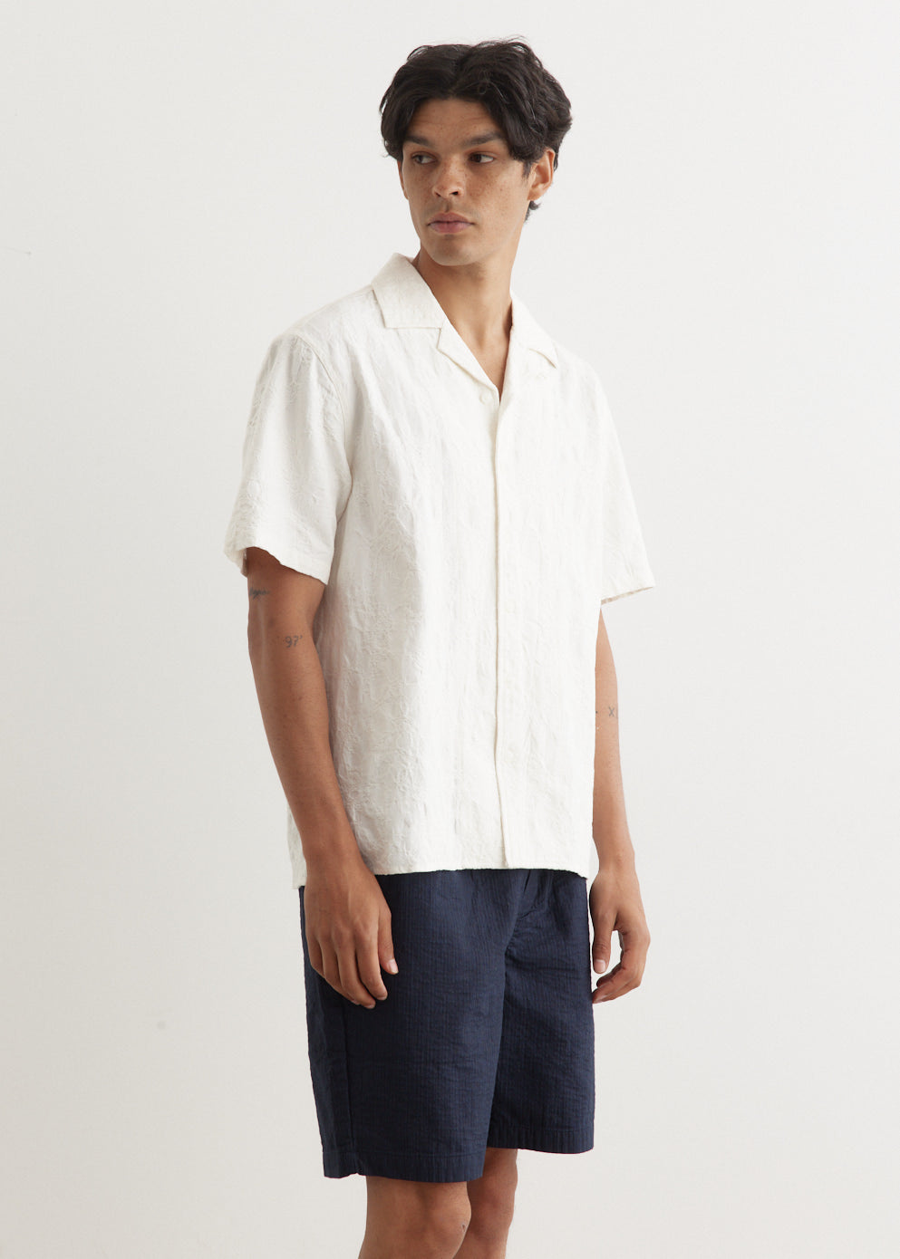 Seige Short Sleeve Camp Collar Shirt