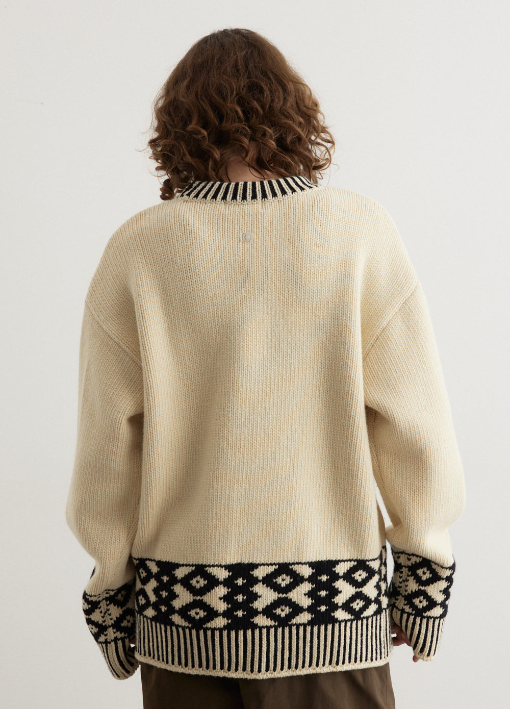 Jacquard Knit Sweater