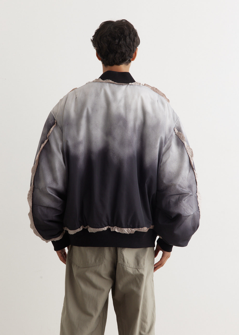 Ocari Printed Nylon Bomber