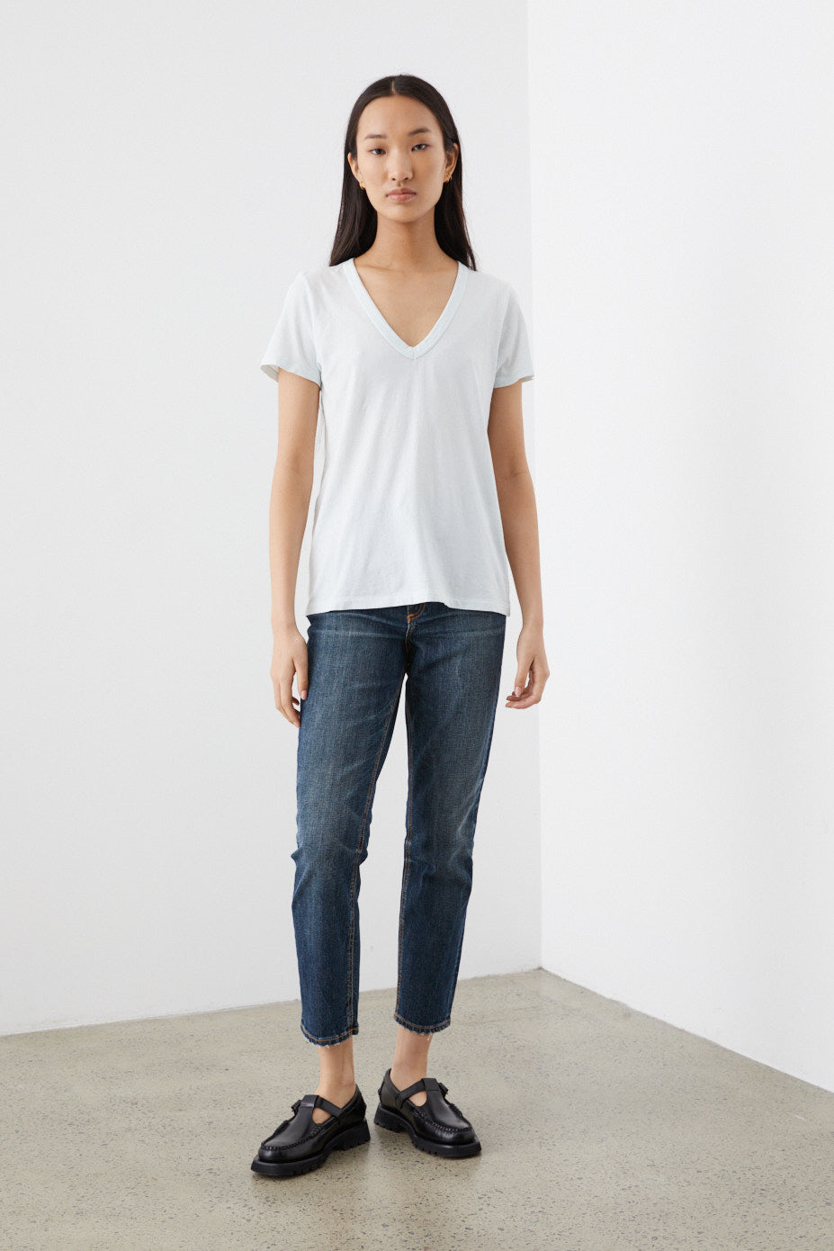 Nina High-Rise Ankle Cigarette Jeans