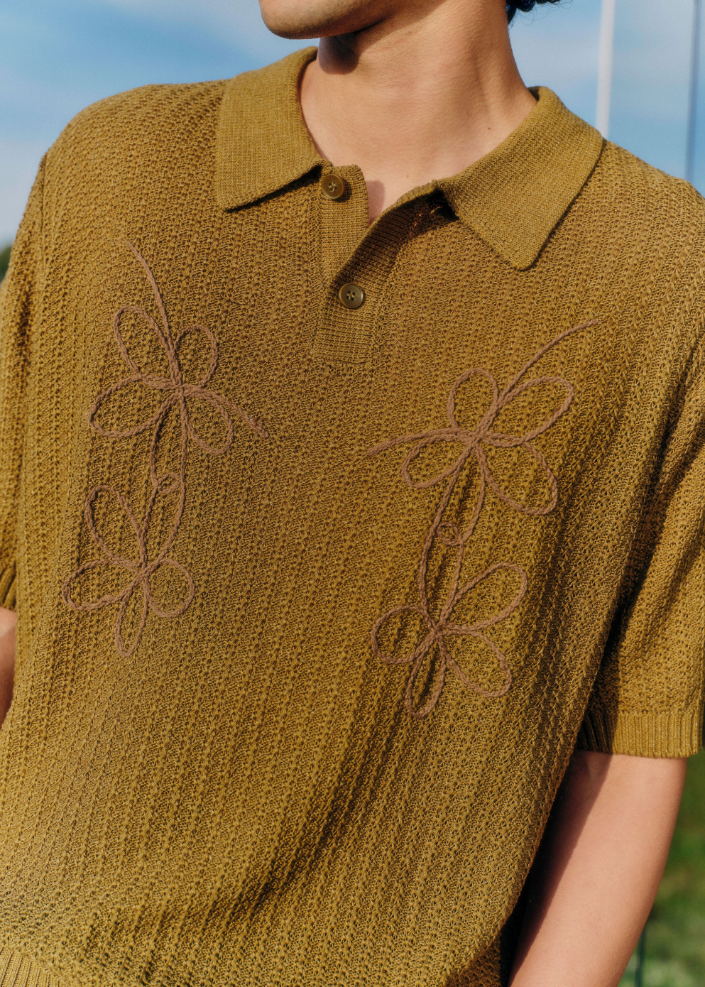 Surveillance Embroidered Polo