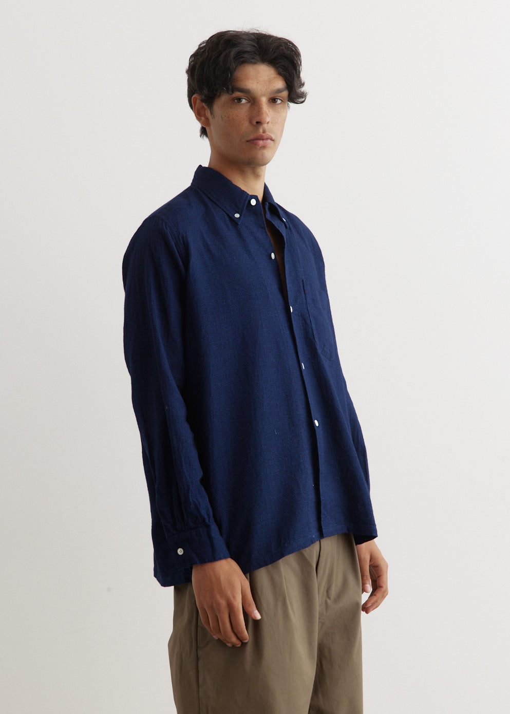 Open B.D. Panama Double Gauze Shirt