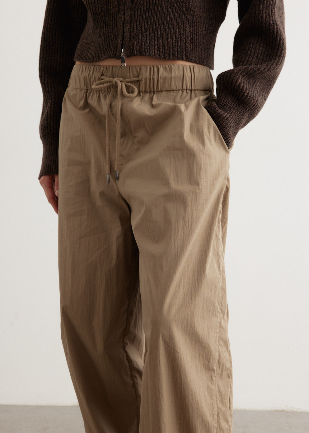 Pylon Elasticated Barrel Leg Pants