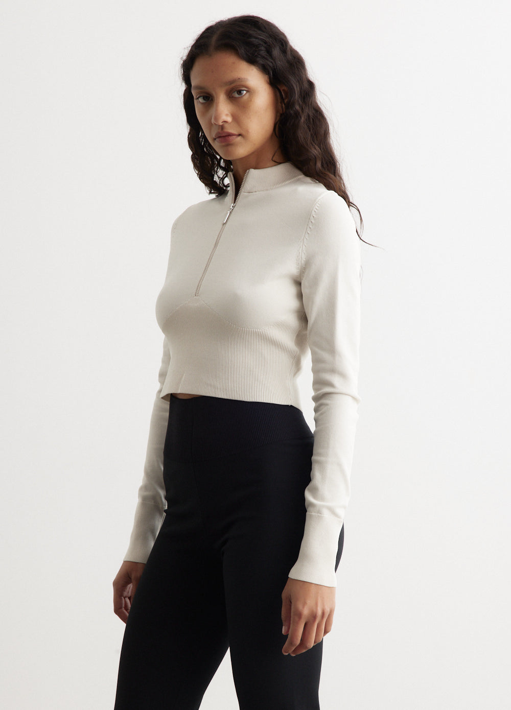 Nike Sportswear Chill Knit Cropped Sweater 1/2-Zip Top