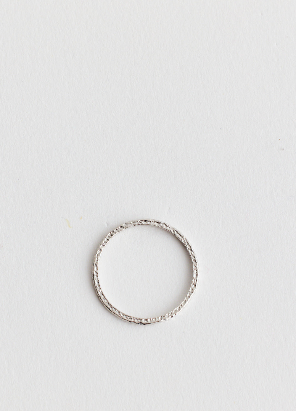 Slim Hammered Ring