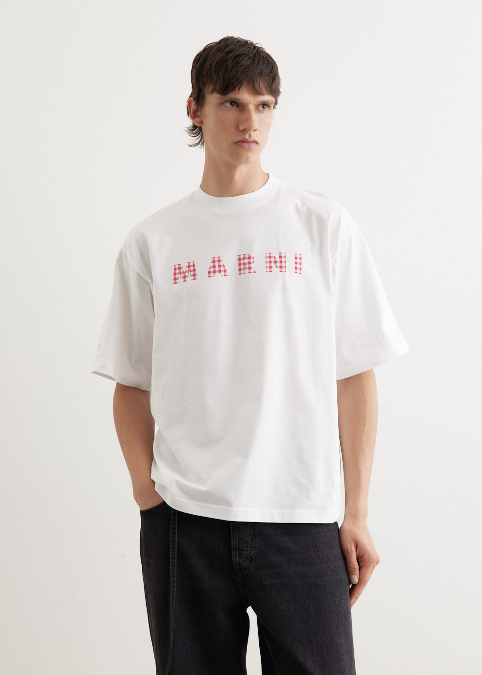 Gingham Logo T-Shirt