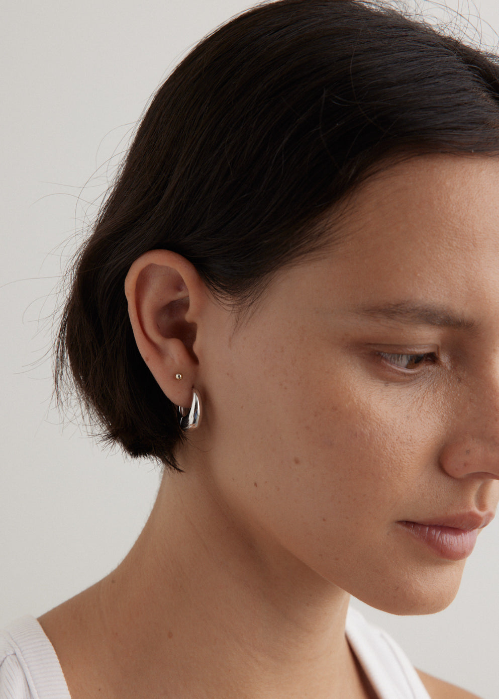 Flat Hoop Earrings