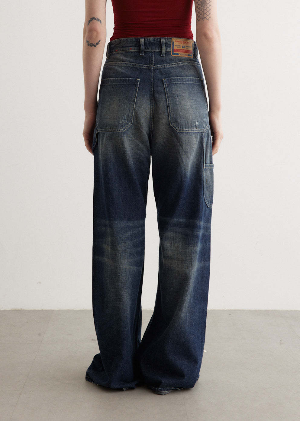 D-Sire-Work Pantalon Baggy Jeans