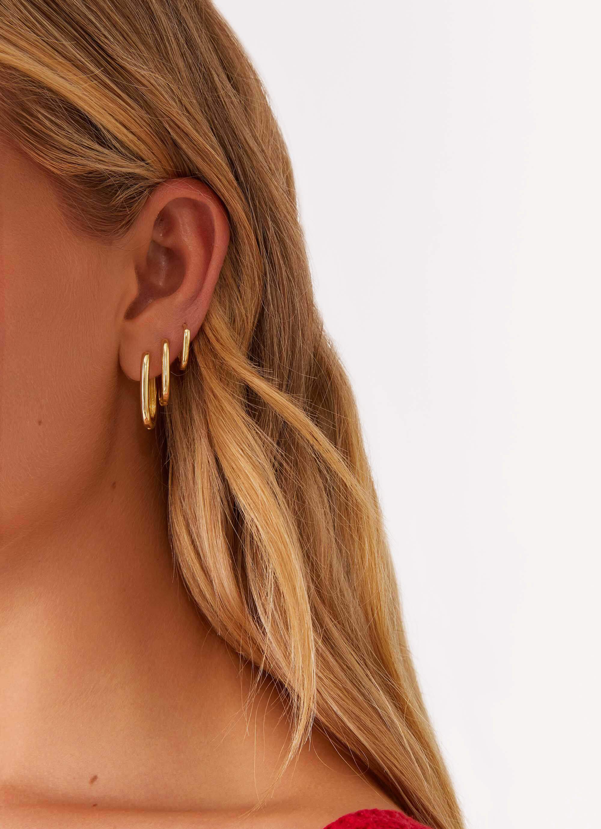 Stevie Earrings Set - Gold