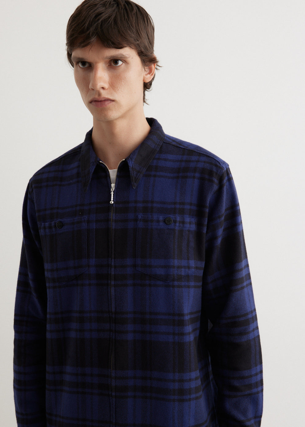 Heavyweight Zip-Up Flannel