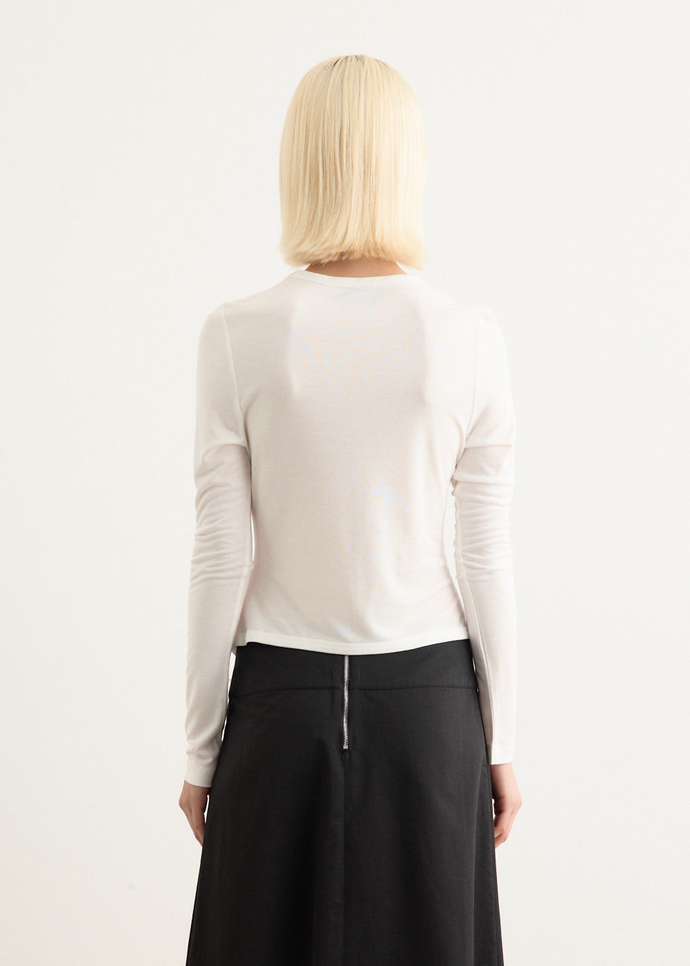 Easy Long Sleeve T-Shirt With Bow Tails