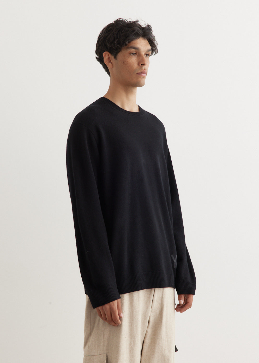 Logo Round Neck Knit