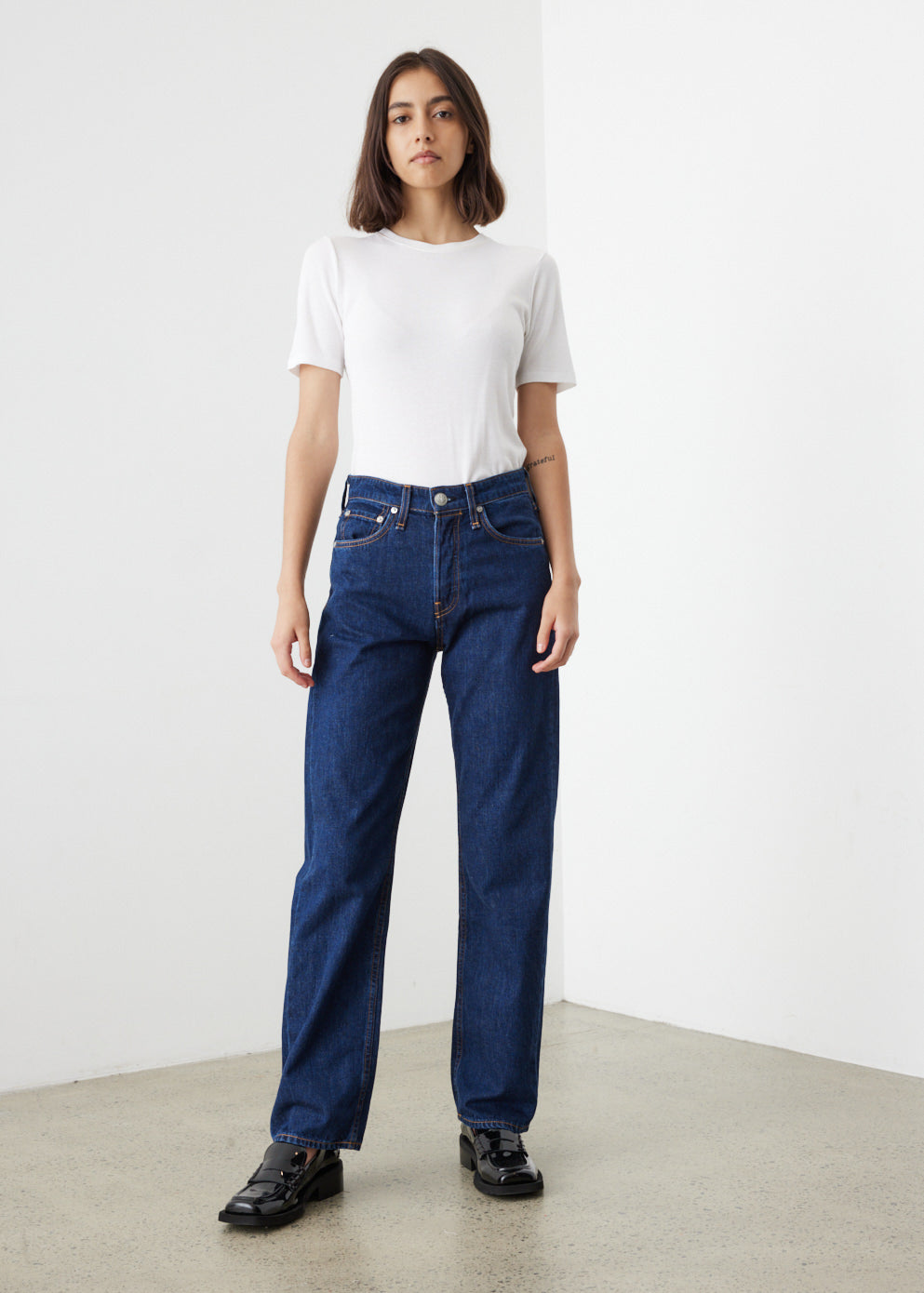 Maya High-Rise Straight Jeans