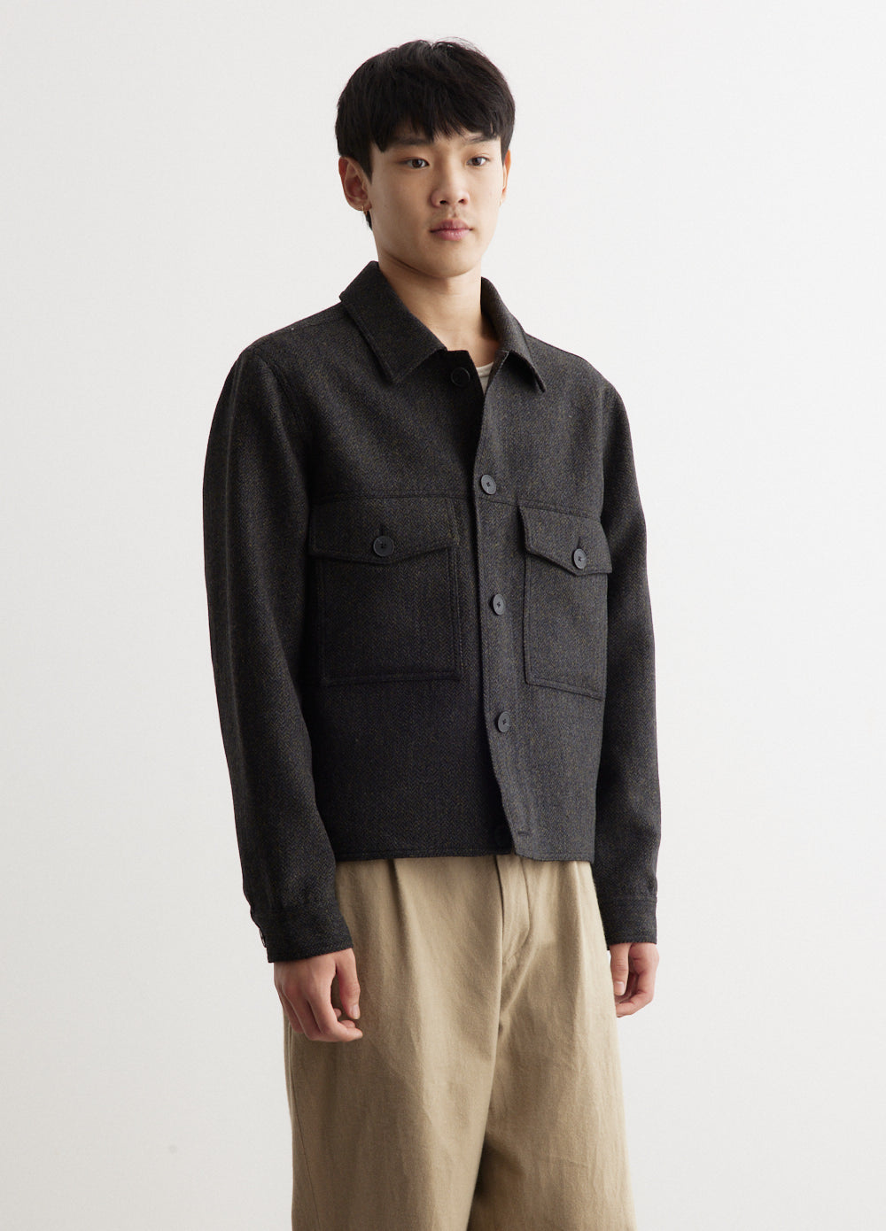 Stereo Textured Work Jacket