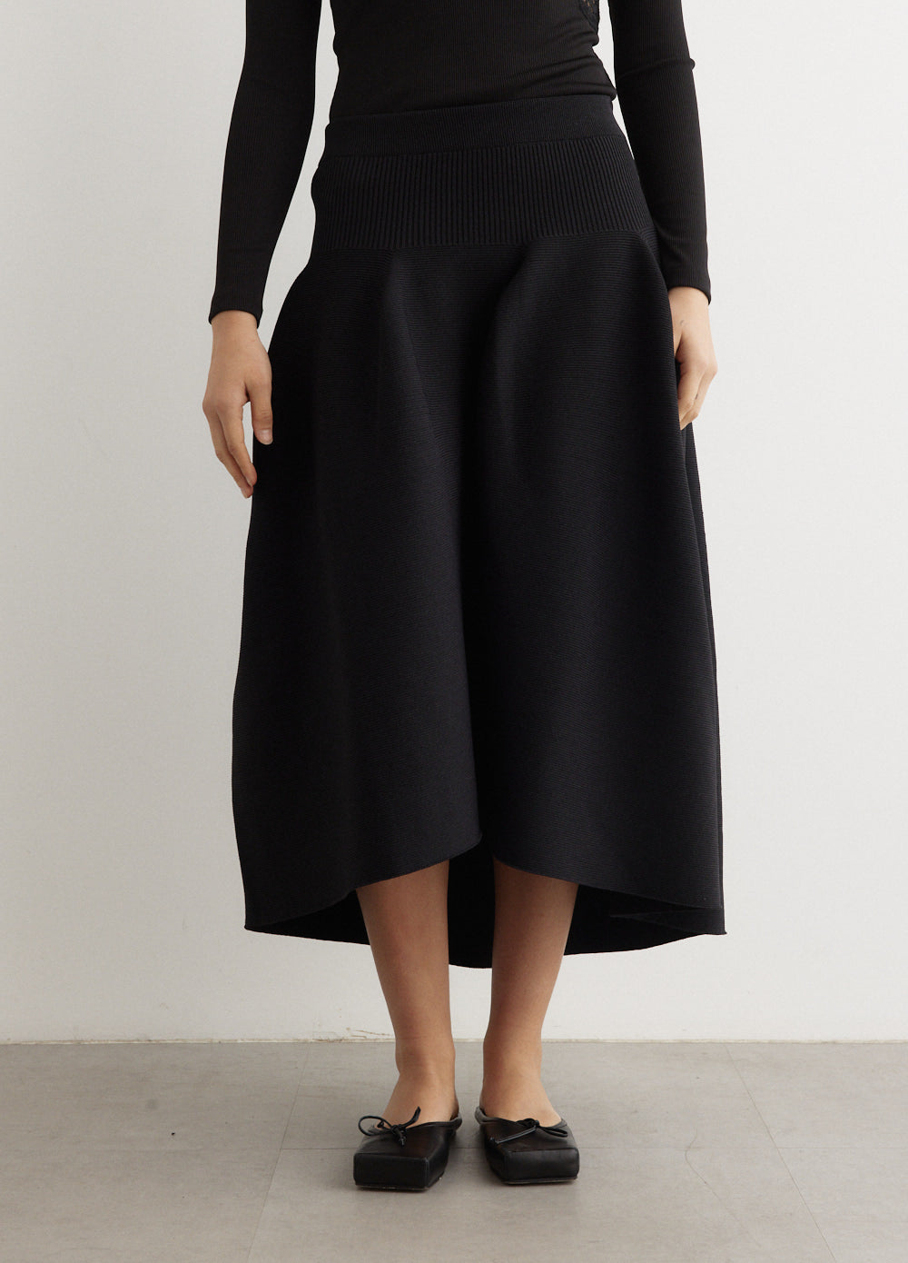 Pottery Glitter Rounded Hem Skirt