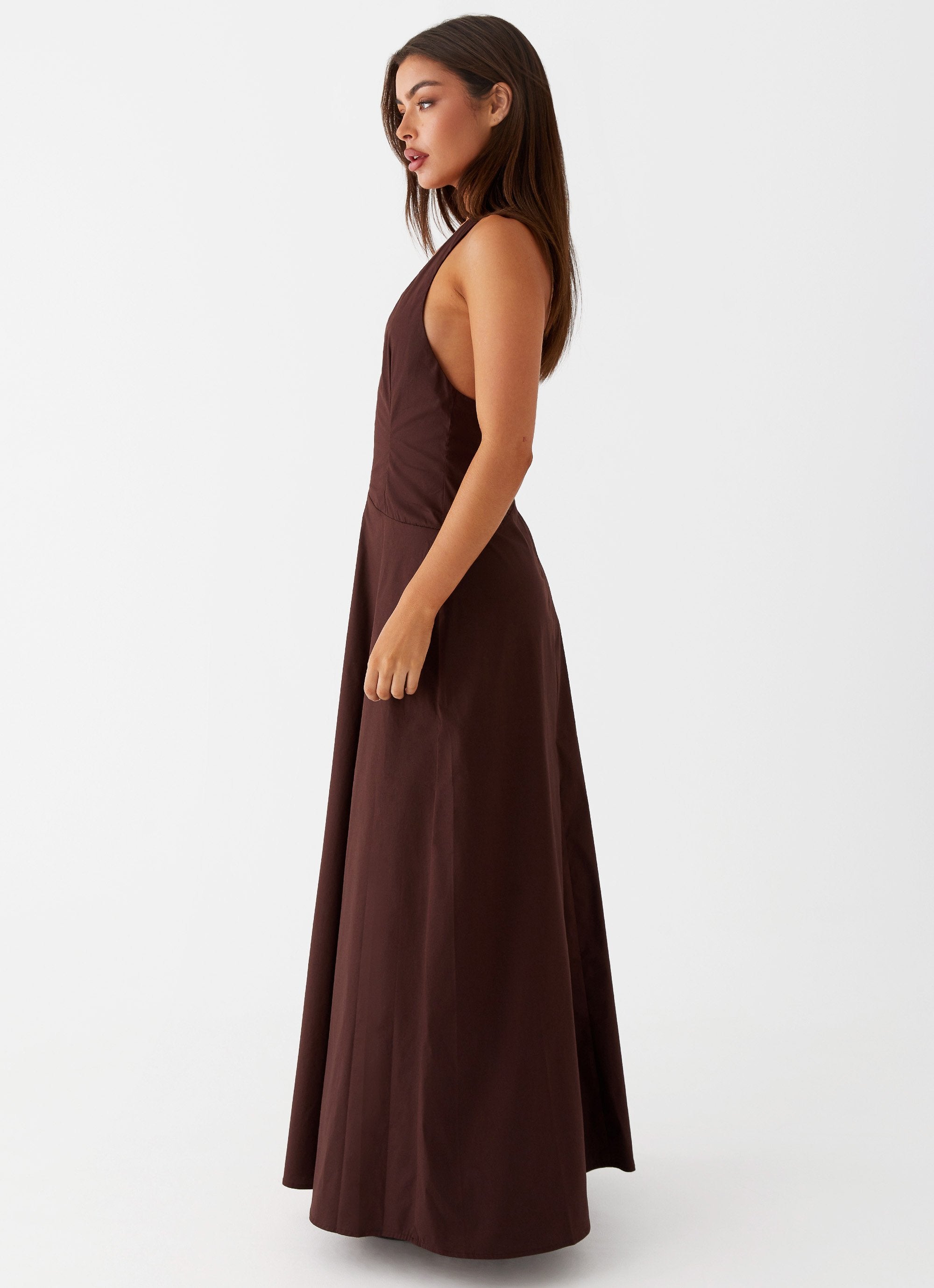 Vestige Maxi Dress - Chocolate