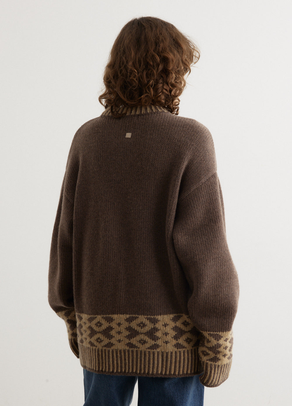 Jacquard Knit Sweater