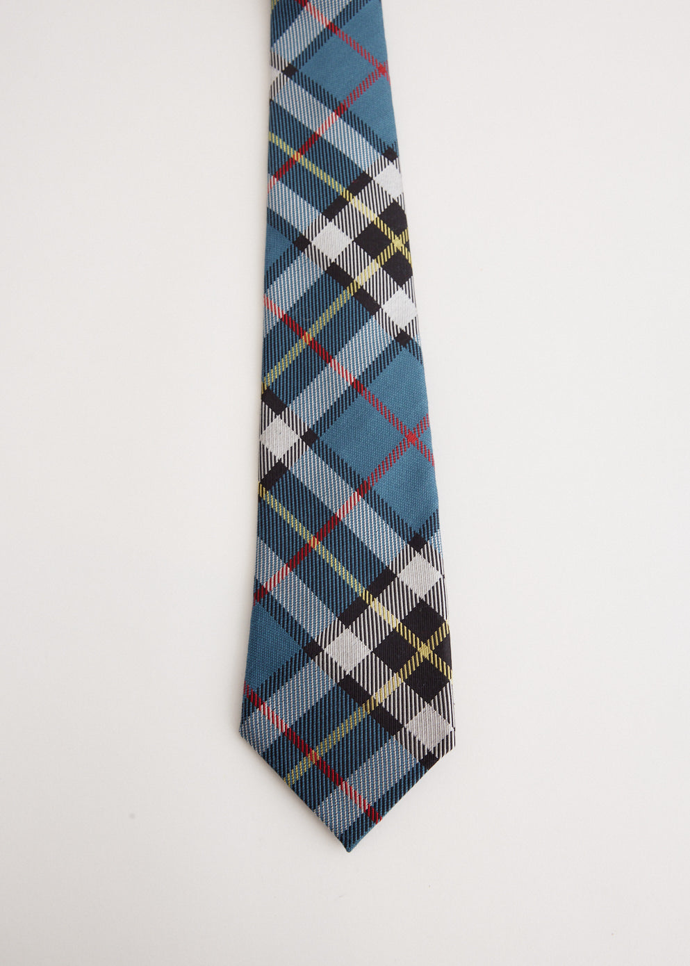 Silk Wool Tartan Check Tie