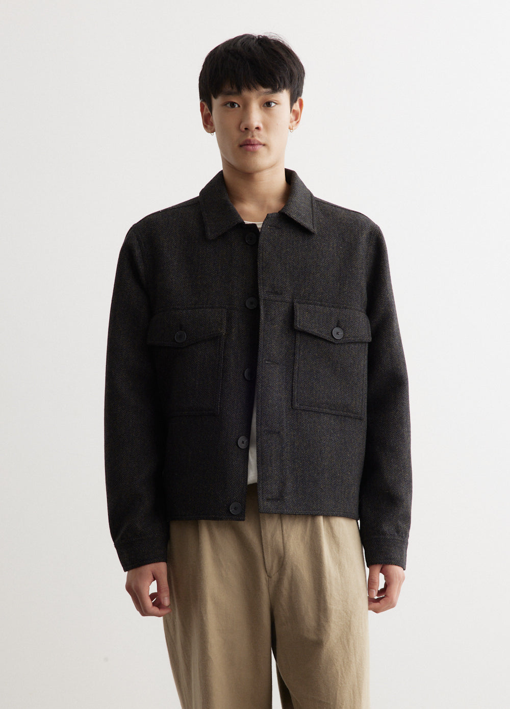 Stereo Textured Work Jacket